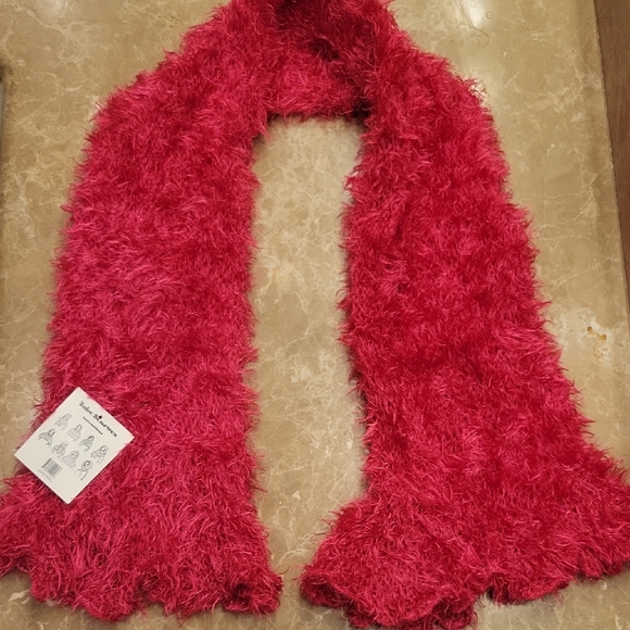 Luxurious Pink Multi-Way Scarf, OS - Picture 3 of 8